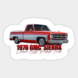 1976 GMC Sierra Classic 1500 Pickup Truck Sticker